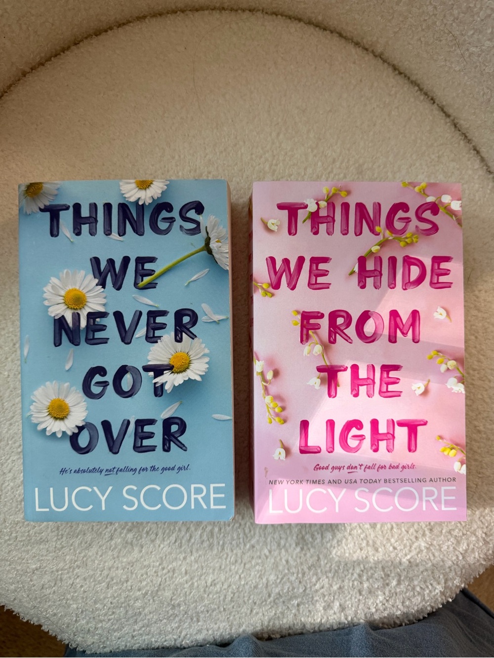 Lucy Score Books: “Things We Never Got Over” & “Things We Hide From The Light”